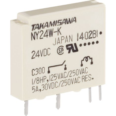 Takamisawa NY-24W-K-IE Printrelais 24 V/DC 5 A 1 Schließer 1 St. (1/3)