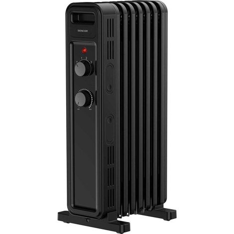 Sencor SOH 3507BK calefactor eléctrico negro 1500W