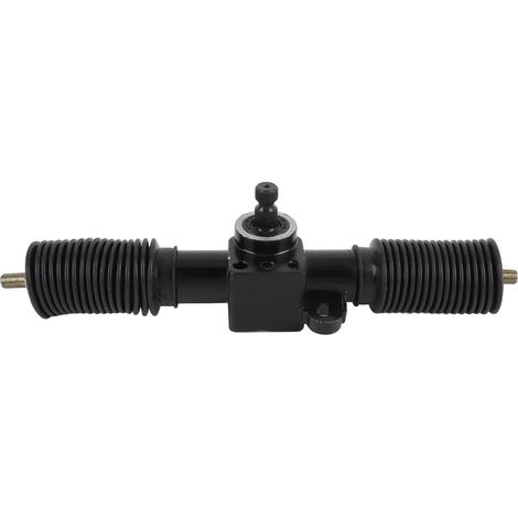 Ensemble de crémaillère et pignon de direction 30T 325mm, manchon anti-poussière en alliage d'acier pour bricolage Go Kart ATV UTV Quad (1/5)