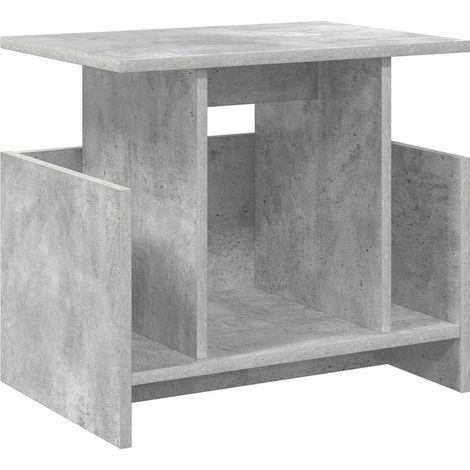 Meuble TV Gris béton 50 x 35 x 45 cm Bois d'ingénierie