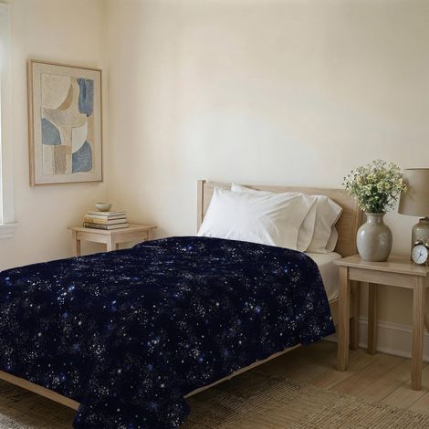 Couvre-lit matelassé d’été Ligne Basic en Microfibre Douce imprimée – Couette Printemps-été mi-Saison – Orione, 1 Place et demie 200x240 cm (1/5)