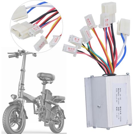 Contrôleur Électrique 24V 250W pour Scooter en Alliage d'Aluminium Argenté