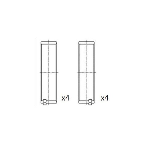 Coussinet de tête de bielle FAI AutoParts BB2053-050 MERCEDES-BENZ