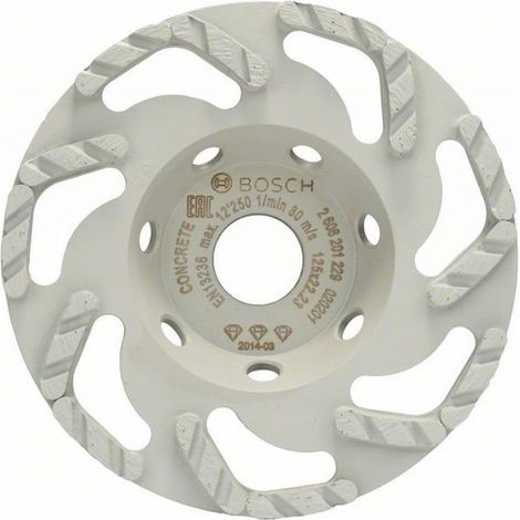 Bosch Meule assiette diamantée Best for Concrete 125 x 22,23 x 4.5 (1/4)