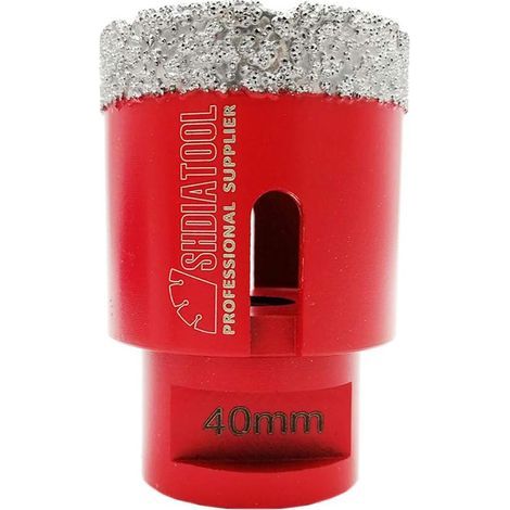 GENERIC-Ineasicer Forets Diamant 40mm Trépans de Forage avec Filetage M14 pour Perçage à sec en Porcelaine Carrelage Granit Marbre (1/5)