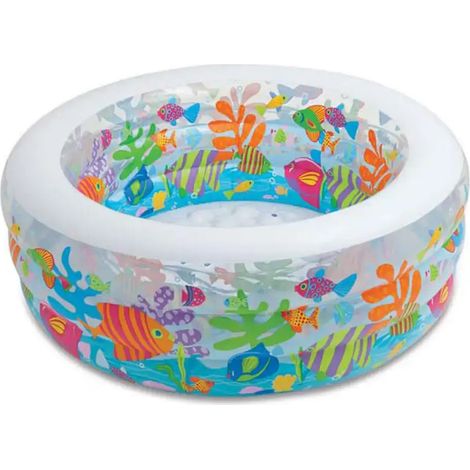 [GEBRAUCHT] B-Ware Intex Pool Schwimmbecken Little Otter Aufblasbar Ablassventil Kinder 152 X 5619