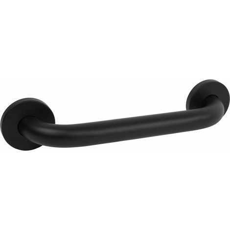 Metaform - Maniglione 30cm da parete Nero opaco in Acciaio verniciato Mod. Safe medium (1/2)