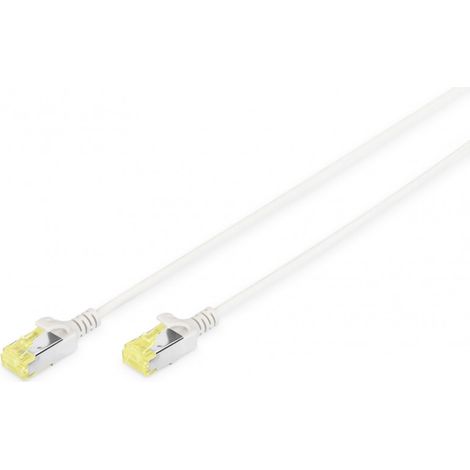DIGITUS CAT 6A U/FTP Slim Patchkabel 1m grau