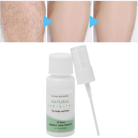 Spray Épilatoire - Formule Douce Non Irritante - Visage Bras Jambes Aisselles Maillot - Flacon 20ml (1/5)