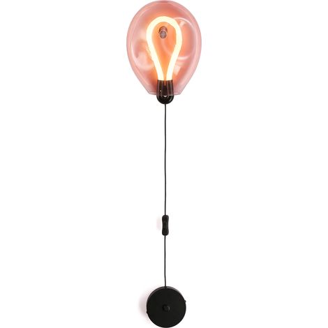ALPINALUZ  Aplique de LED Bulla de Vidrio Colores 8W 3000K "PULIDA" (1/5)