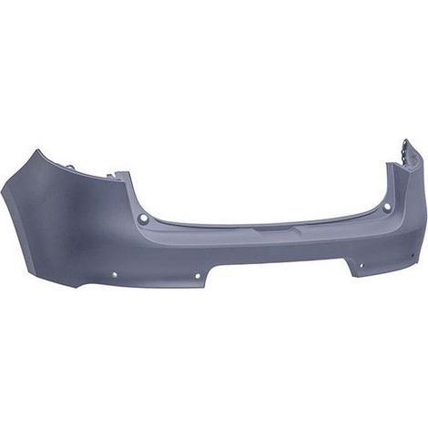 Pare-choc arrière supérieur à peindre avec 4 trous radars 5 portes Renault Megane 3 2008-2015