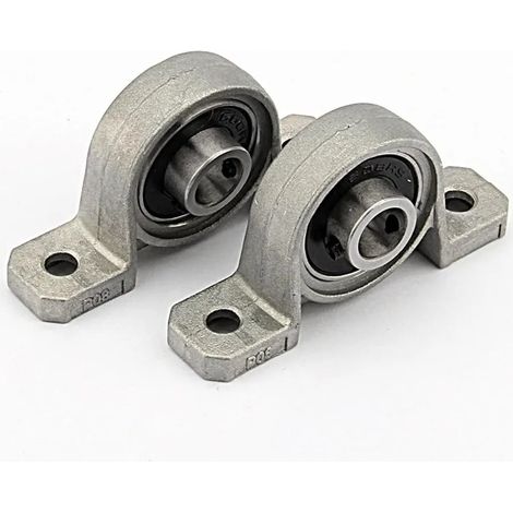 2 Stück KP08 Lagerhalterungen 8 mm Bohrung Zinklegierung Einsätze Kugellagergehäuse Gussgehäuse Lagergehäuse Kissenhalter 3D-Drucker-Zubehör-Kit (1/4)