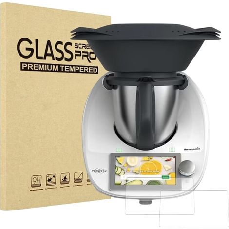 Tempered Glass for Vorwerk Thermomix TM5 [Pack of 2] Scratch-Resistant Screen Protectors