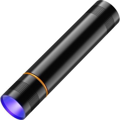 Lampe UV - Détecteur Urine Animaux - Longueur d'Onde 365 nm - Torche Violette Compacte - Pour Tapis, Moquette, Textiles - 1 Pièce (1/5)