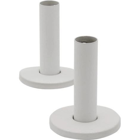 Kit da 2 copritubo L.7 cm  per installazione radiatori  colore bianco - Irsap