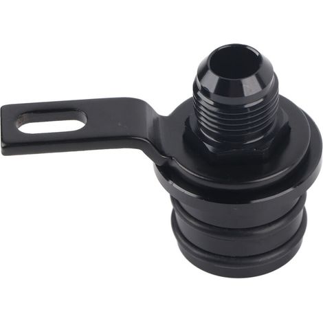 Connecteur de Reniflard de Moteur Automatique de Pièces Automobiles pour Bidon de Récupération d'huile B16 B18 B2010AN Raccord de Reniflard en Aluminium Noir Léger pour Bidon de.