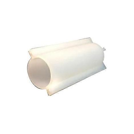 Moule à mousse cylindrique en silicone alimentaire, flexible, compatible four et congélateur, blanc, 11,5 x 7,2 x 27,2 cm (1/5)