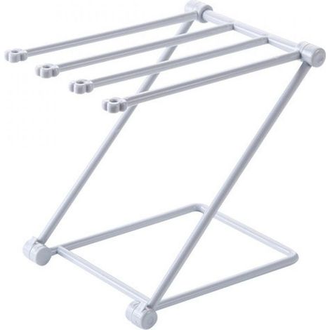 door-towels, Door Feet, Porte-Gant of Toilet Foldable, Bracket of Storage Vertical for dish towels, Bracket of Drying of Torchon of Counter, for bathroom, Kitchen, sink (Gray) (1/5)
