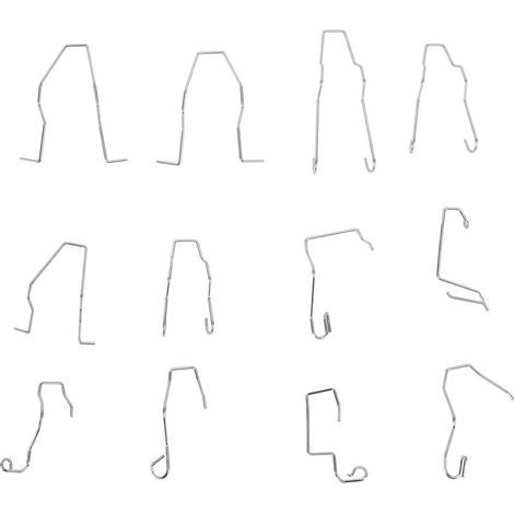 Clips de fixation à ressort pour phares automobiles – Lot de 12 pièces universels compatibles H1, H3, H4, H7 – Acier résistant (1/5)