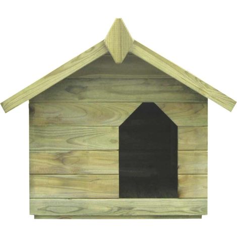 Niche de jardin avec toit ouvrant Bois de pin imprégné