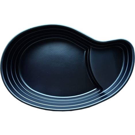 Laghetto da giardino vittoria nero litri 780 da 195x140xh50 (1/3)