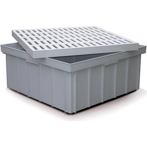 First Plast – Réhausse pour regard en PP 550 x 550mm – Hauteur 233 mm – Compatible PZ55 pour chantiers humides (1/3)