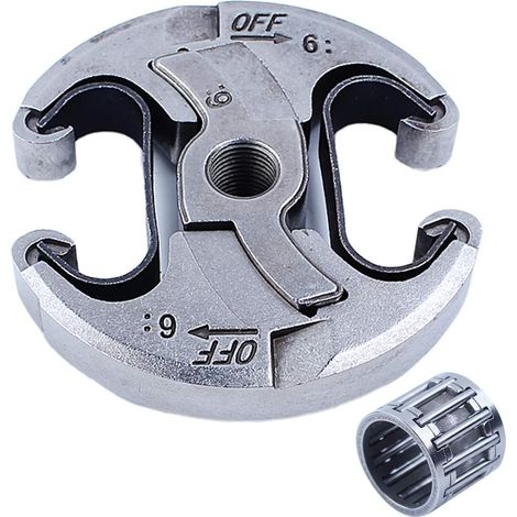 Ensemble d'embrayage avec kit de roulement à aiguilles pour tronçonneuse Husqvarna 340 345 346XP 350 351 353 E EPA  537110503 537110501 & 503815901 (1/5)