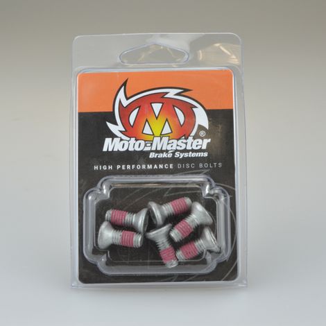 Tornillos para discos de freno traseros/delanteros MOTO-MASTER M6 x 12 (6 unidades) para Fantic/Husqvarna/Kawasaki/Suzuki/SWM/Yamaha (ver descripción del producto).