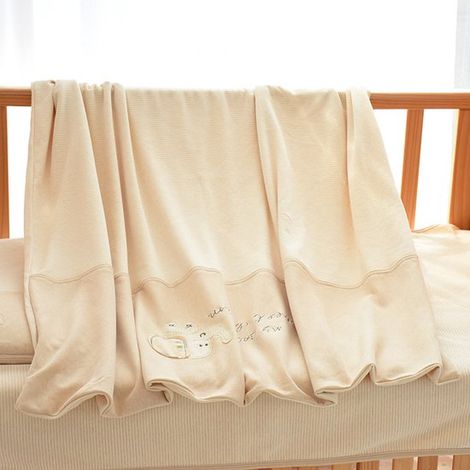 Ropa de cama, Funda nórdica de algodón teñido naturalmente, segura para bebés, con bordados, Algodón puro, agradable para la piel, 150200 (1/5)