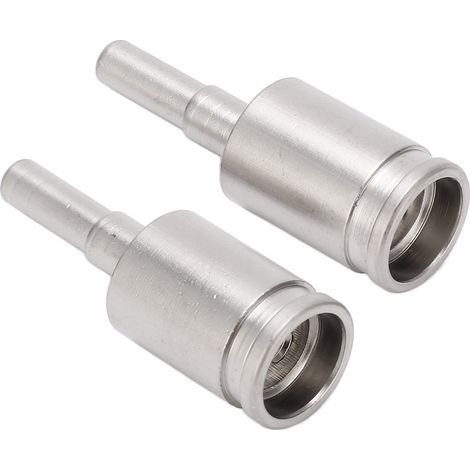 2pcs Adaptateur de Réduction de Câble Audio 4GA à 8GA pour Amplificateur, en Laiton Nickelé (1/5)