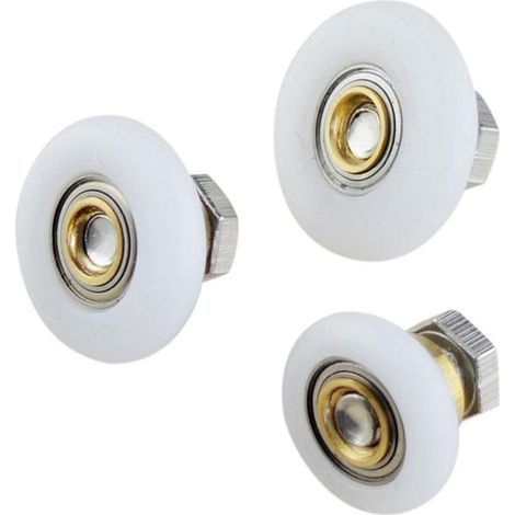 Set mit 4 Ersatz-Duschtürrollen, 4 Größen (23 mm) (1/5)