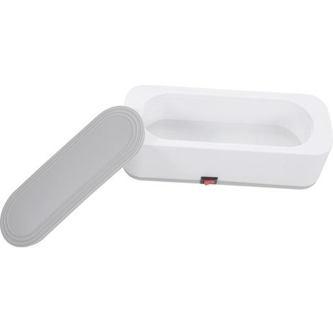 Nettoyeur Ultrasonique pour Bijoux en Argenté et Lunettes 300ml 45khz Plastique Fonctionnement Silencieux Nettoyage en Profondeur pour Usage Domestique (1/5)