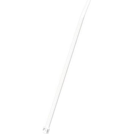 Brida blanca Unex 2221. 2.5mm x 101mm. Bolsa 200unds.