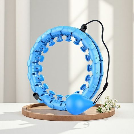 Cerceau de fitness avec balles lestées, comprenant 24 maillons détachables, équipement de fitness intelligent pour femmes. (1/5)