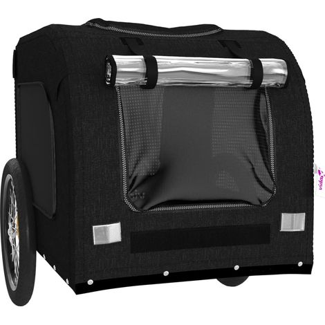 Rimorchio/carrello per animali domestici nero 020044226