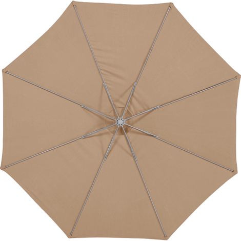 Ampelschirm Ø 300cm Hülle beige Alu/Textil
