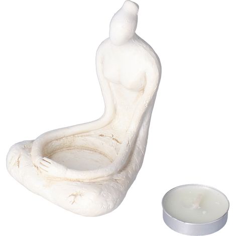 Sculpture de yoga au design unique, double fonction, robuste et durable, pratique. Sculpture d'ange idéale pour la maison, le salon de thé ou la salle de yoga. SCS-RC007-B1 (1/5)