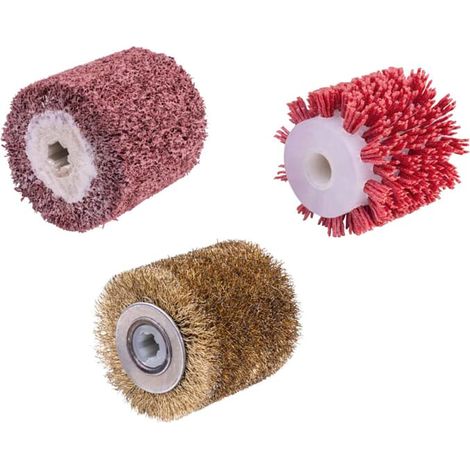 Scheppach Universal Rundbürsten Set 3-teilig Zubehör für MRS500