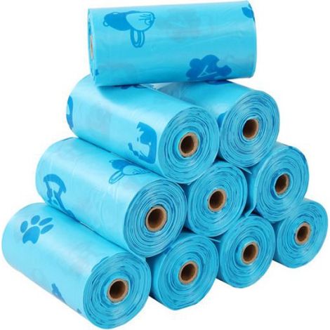 Sacs À Déjections Animales - Biodégradables PLA PBAT - Compostables EN13432 - Pour Chiens Et Chats - 16 Rouleaux + Distributeur (1/5)