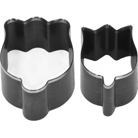 2 pièces emporte-pièce fleur en acier allié 48 mm 58 mm, découpe cuir forme florale pour travaux manuels (1/5)