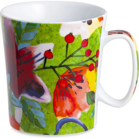 Egan Mug Seta verde 430 ml porcellana