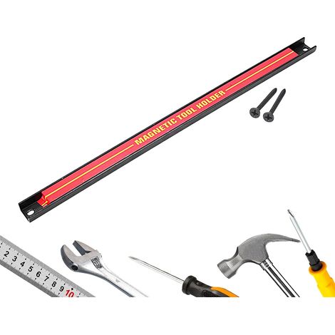 Barre à outils magnétique, organisateur d'outils magnétique  Porte  outils mural de grande capacité - Organisateur d'outils peu encombrant pour atelier, atelier de réparation automobile, maison (1/5)