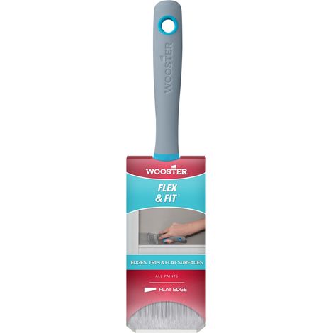 Wooster Flex and Fit - Suitable for all Paints Brush - Chiseled Rectangle - 2.5 Inch