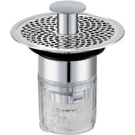 Bouchon de vidange pour lavabo, filtre de vidange de sol, crépine anti-obstruction pour lavabo et vasque de salle de bain - Canalisation ascendante anti-cheveux A-zspp