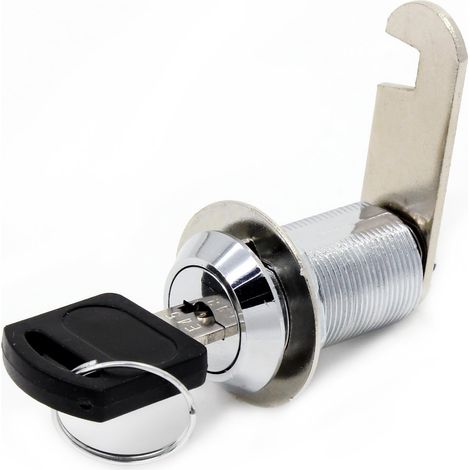 Serrure de sécurité de boîte aux lettres en acier inoxydable avec clefs assorties , 30mm Drawer lock (1/5)