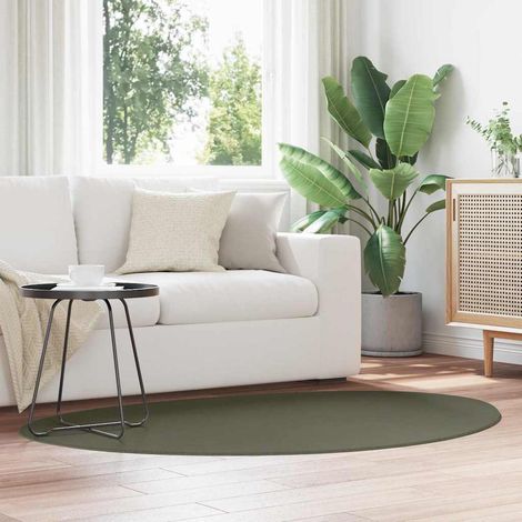 Rug Folding HUARTE Forest green 120 x 170 cm Polyester vidaXL (1/5)