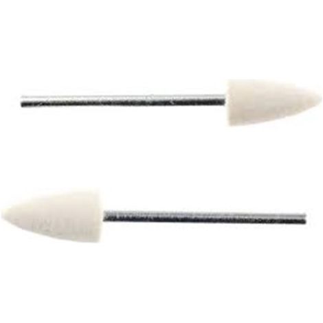 2 MOLA CONICA IN FELTRO LUCIDARE Minitrapano MINI TRAPANO DREMEL FLESSIBILE