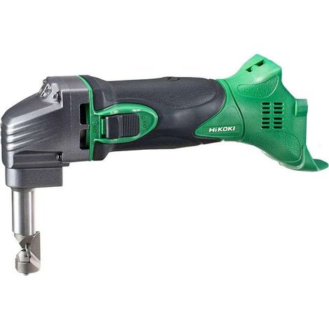 Hikoki – Grignoteuse sans fil 18V – Capacité de coupe acier 1,6 mm – Démarrage progressif – Éjection des copeaux vers le bas (1/6)