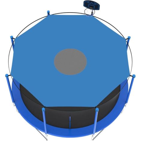 Housse D'ombrage de Trampoline,305 cm Couverture D'ombrage de Trampoline,Protection Trampoline,Toit Pare Soleil pour Trampoline,Anti UV & imperméable (1/5)