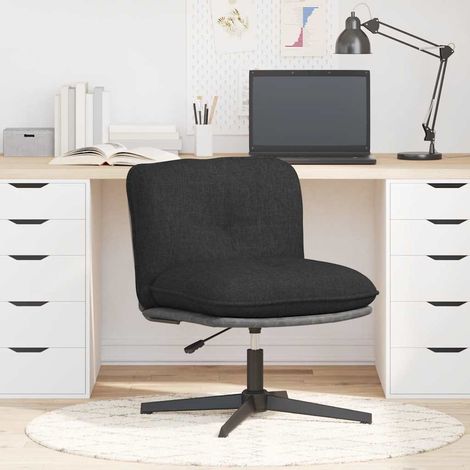 Chaise pivotante de bureau，Fauteuil de bureau, Chaise Gaming Noir Tissu CFW92707 (1/5)
